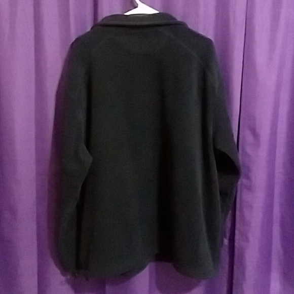 Blue Generation Vintage Men's Navy Blue Chevron Fleece Jacket - Picture 4 of 8